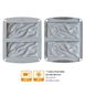Picture of SILICONE MOULD CHOCOLATE BAR WAVES 17,2 X 20,7 X 2 H CM CAV.